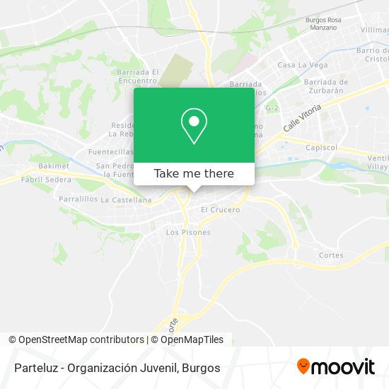 Parteluz - Organización Juvenil map