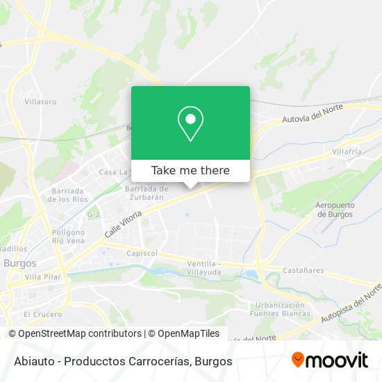 Abiauto - Producctos Carrocerías map