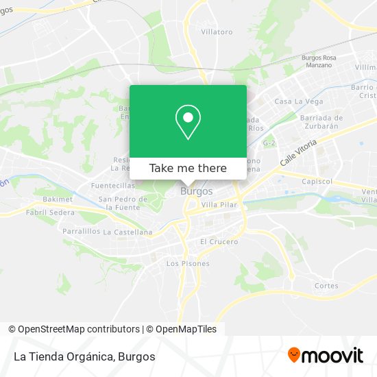 mapa La Tienda Orgánica