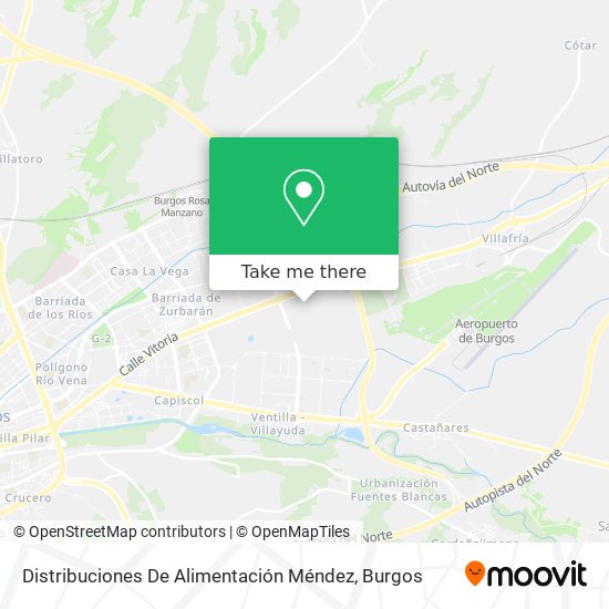 Distribuciones De Alimentación Méndez map