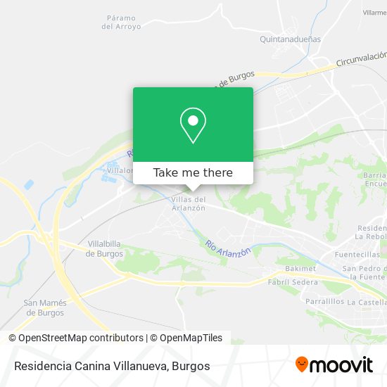 Residencia Canina Villanueva map