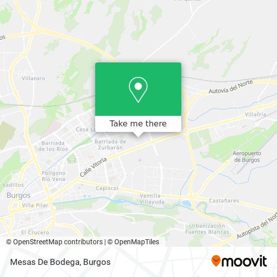 Mesas De Bodega map