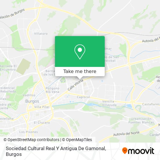 Sociedad Cultural Real Y Antigua De Gamonal map