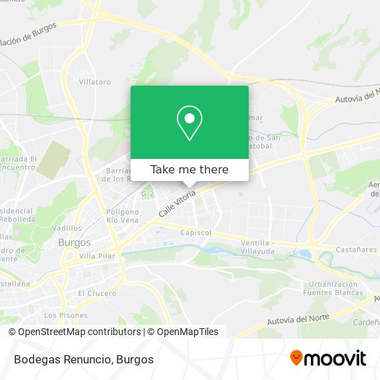 Bodegas Renuncio map