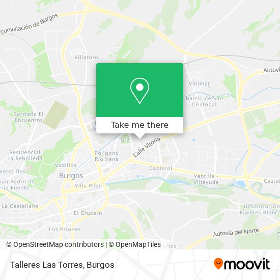 Talleres Las Torres map