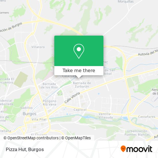 Pizza Hut map