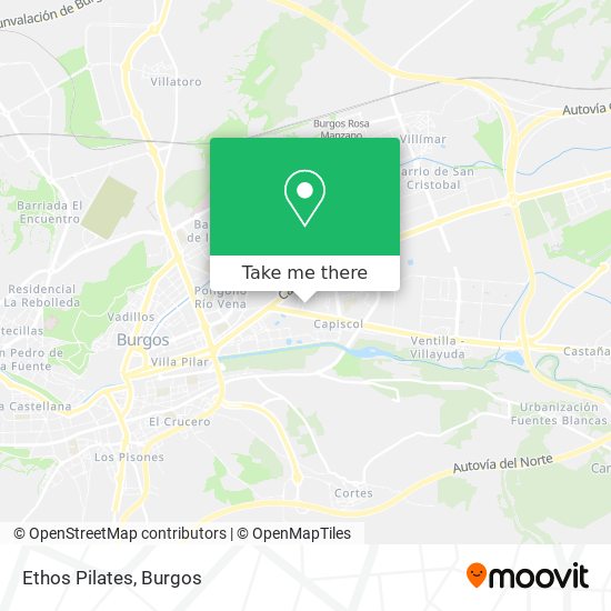 Ethos Pilates map