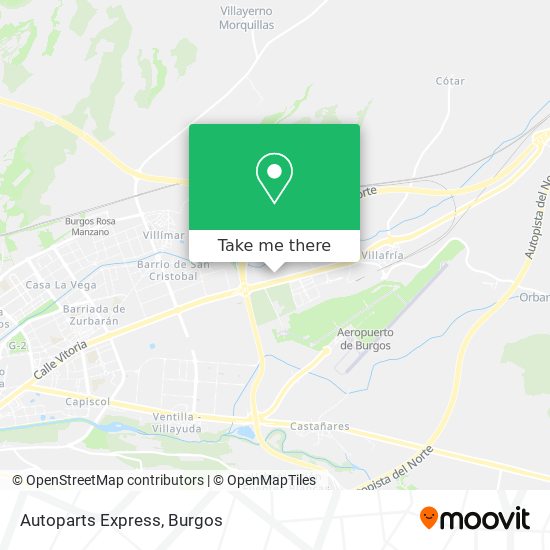 Autoparts Express map