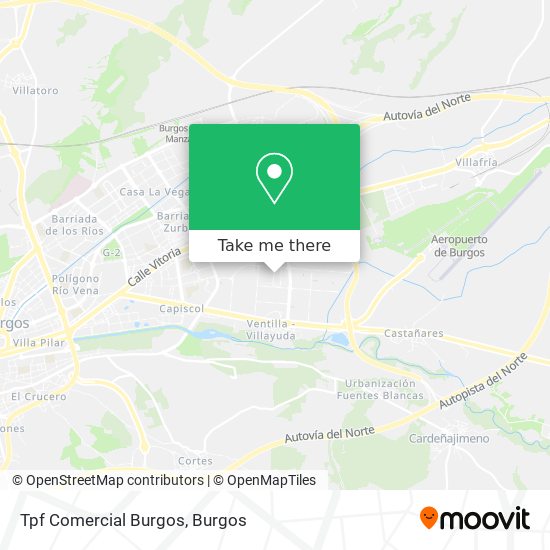 mapa Tpf Comercial Burgos