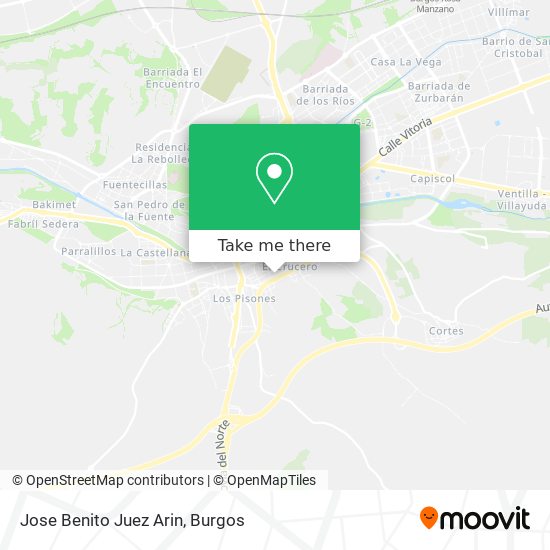 Jose Benito Juez Arin map