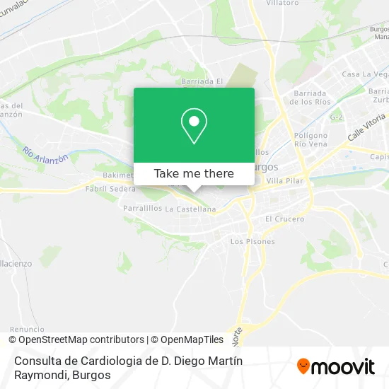 Consulta de Cardiologia de D. Diego Martín Raymondi map