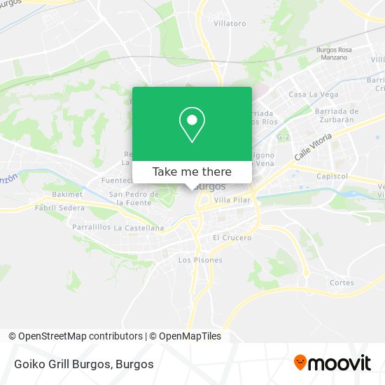 mapa Goiko Grill Burgos