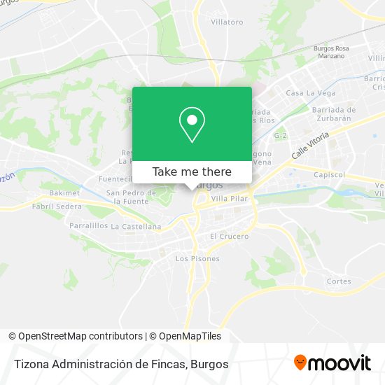 Tizona Administración de Fincas map