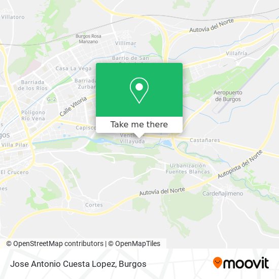 Jose Antonio Cuesta Lopez map