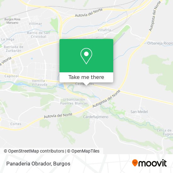 mapa Panaderia Obrador