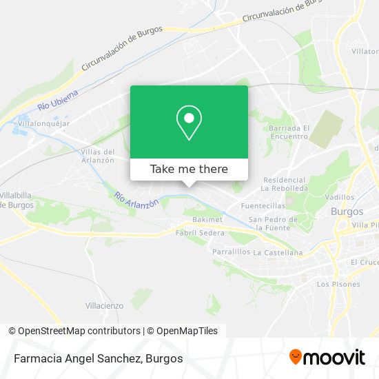 Farmacia Angel Sanchez map