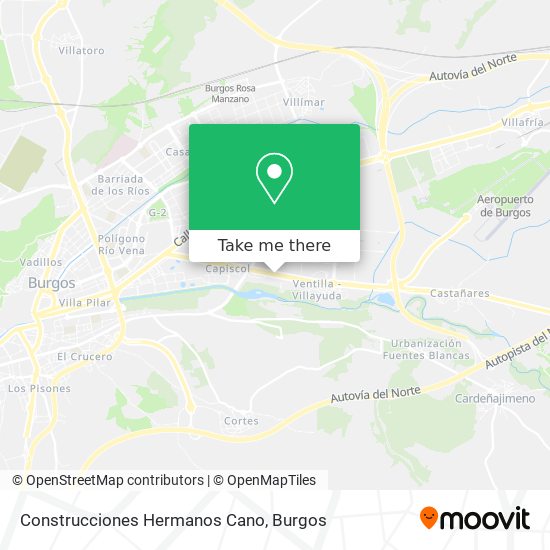 Construcciones Hermanos Cano map