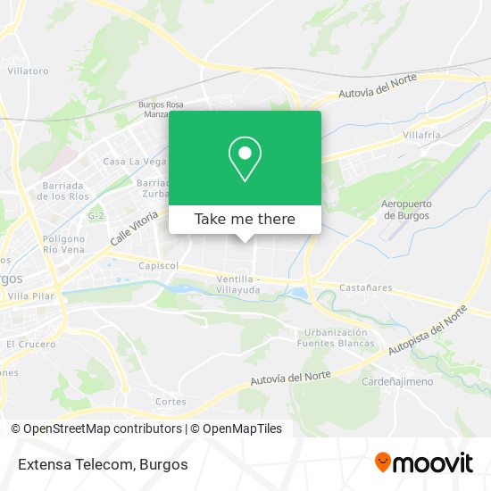 Extensa Telecom map