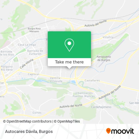 mapa Autocares Dávila