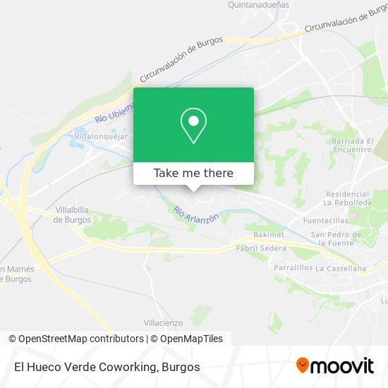 El Hueco Verde Coworking map