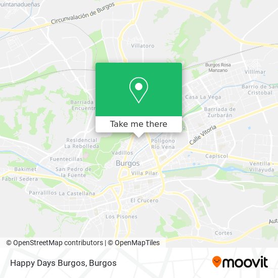 Happy Days Burgos map