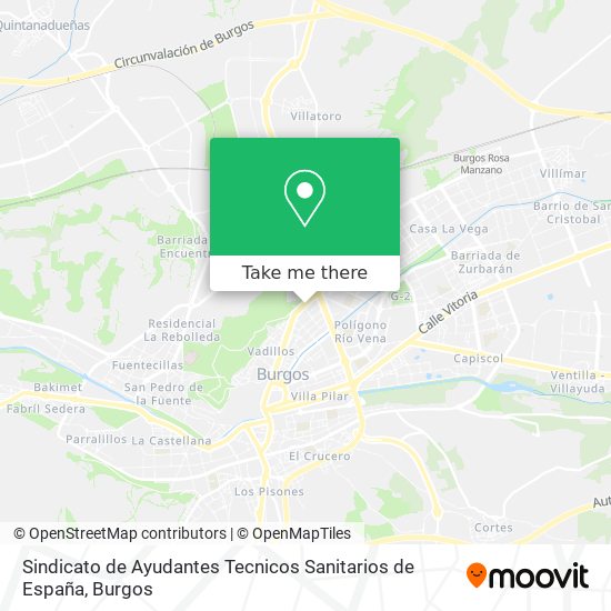 mapa Sindicato de Ayudantes Tecnicos Sanitarios de España