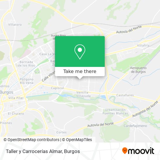 Taller y Carrocerías Almar map