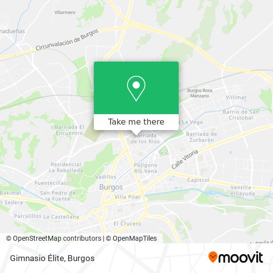 Gimnasio Élite map