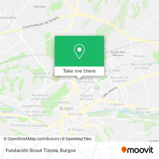 Fundación Scout Tizona map