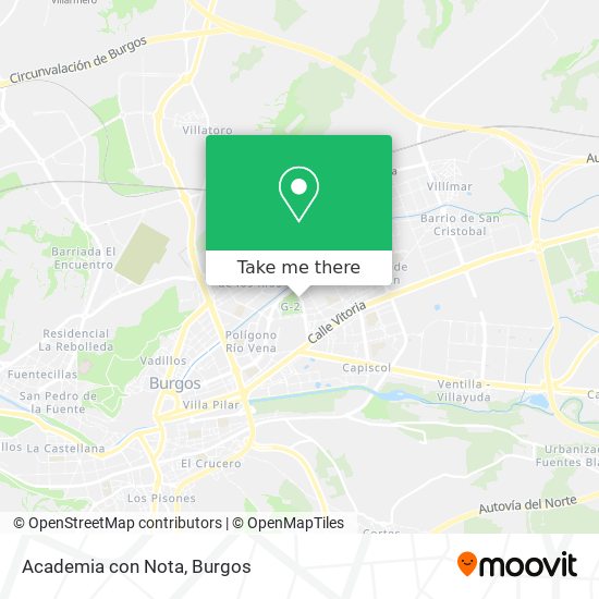 mapa Academia con Nota