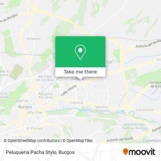 Peluqueria Pacha Stylo map