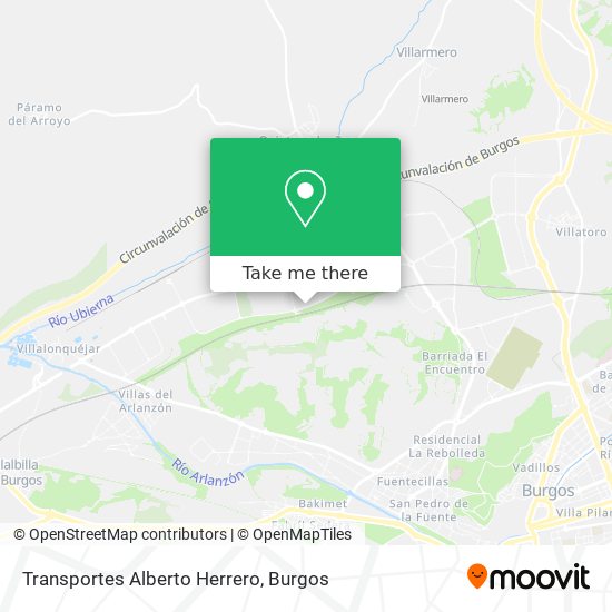 Transportes Alberto Herrero map