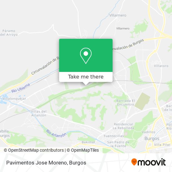 Pavimentos Jose Moreno map
