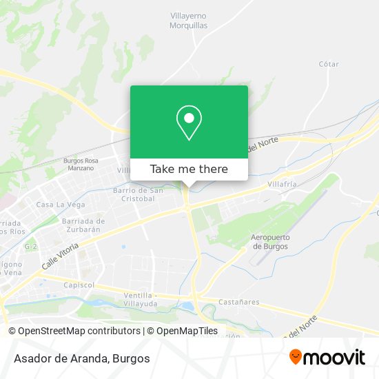 Asador de Aranda map