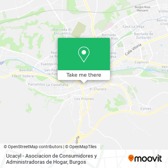 mapa Ucacyl - Asociacion de Consumidores y Administradoras de Hogar