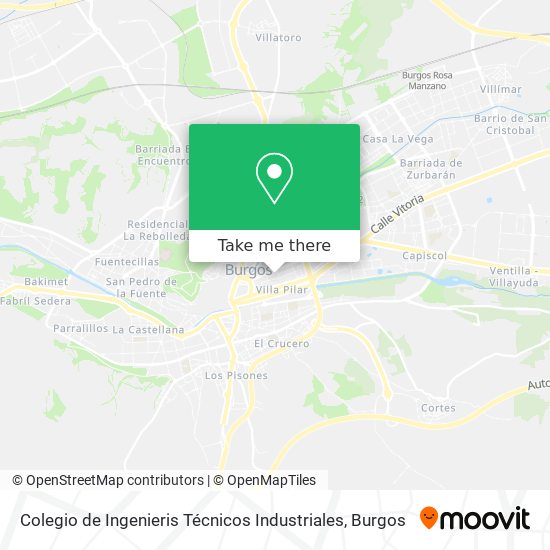 Colegio de Ingenieris Técnicos Industriales map