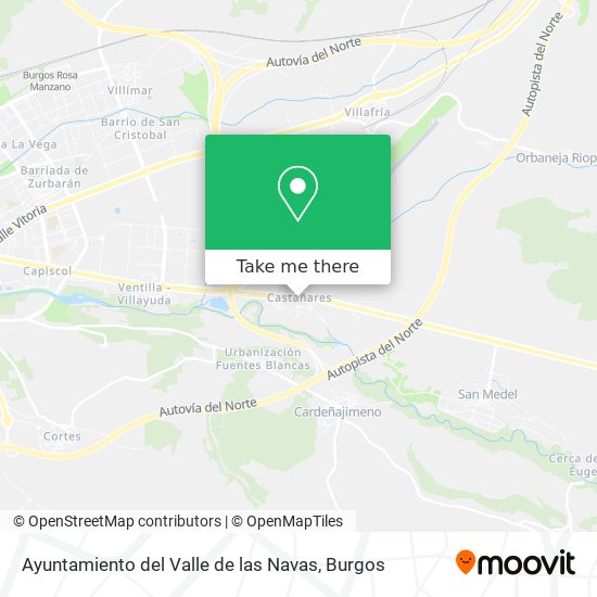 Ayuntamiento del Valle de las Navas map