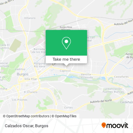 Calzados Oscar map