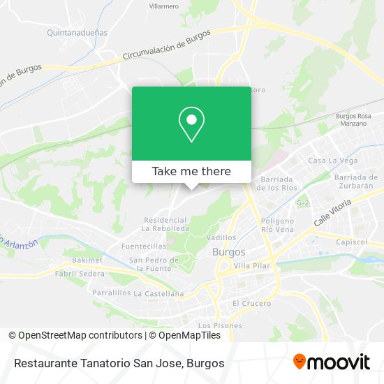 Restaurante Tanatorio San Jose map