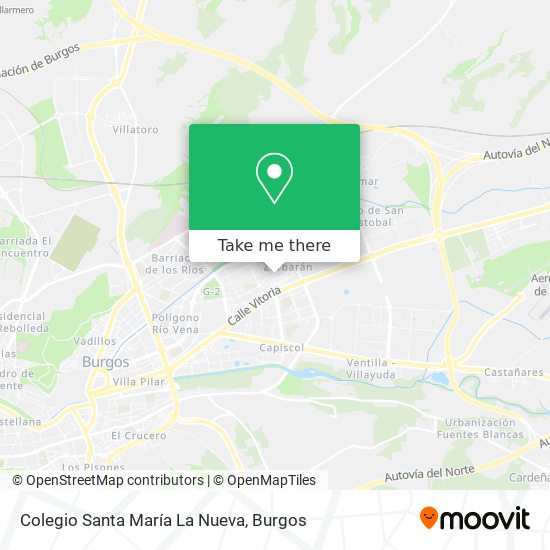 mapa Colegio Santa María La Nueva