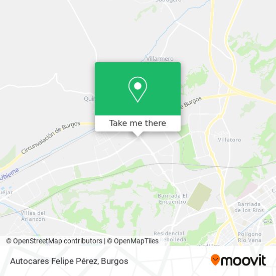 Autocares Felipe Pérez map
