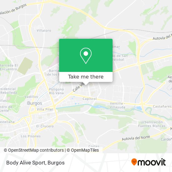 Body Alive Sport map