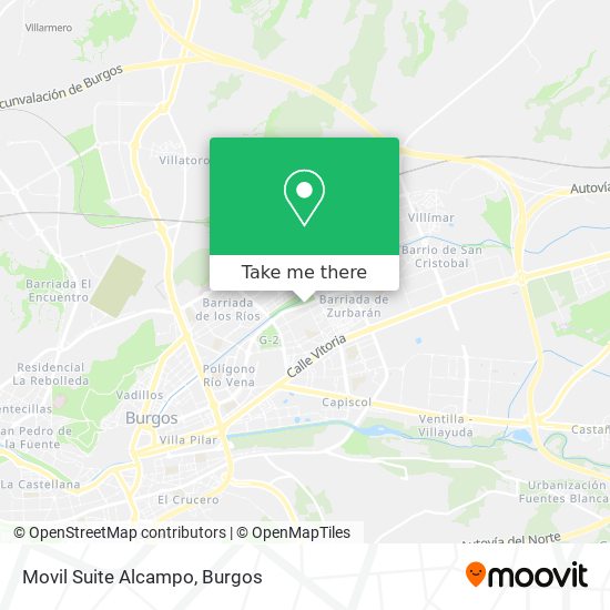 Movil Suite Alcampo map