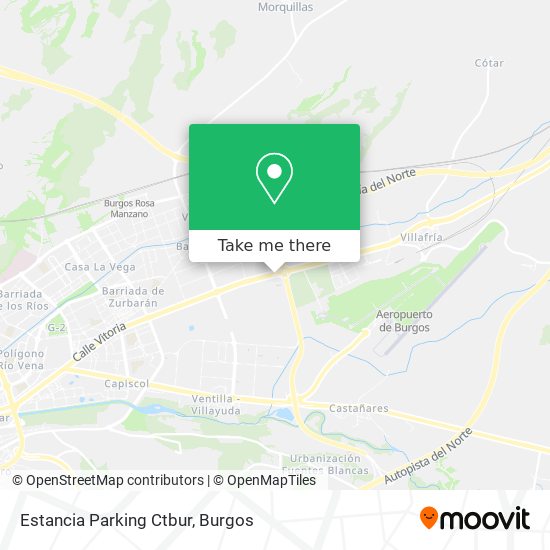 mapa Estancia Parking Ctbur