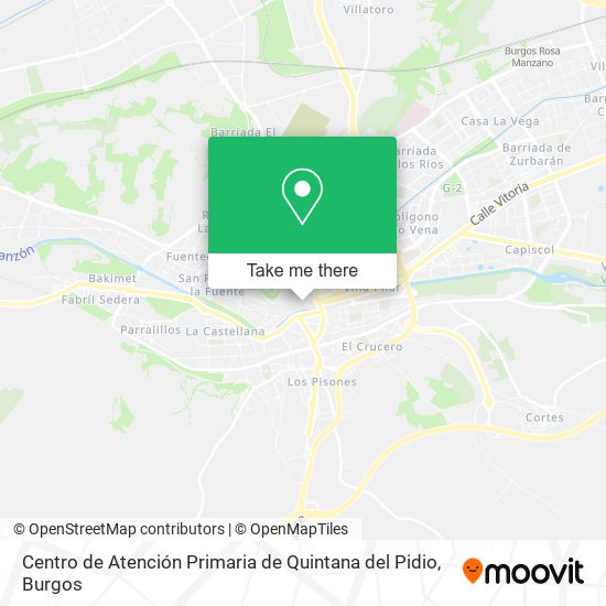 Centro de Atención Primaria de Quintana del Pidio map