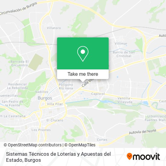 Sistemas Técnicos de Loterías y Apuestas del Estado map