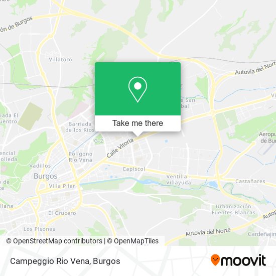 Campeggio Rio Vena map