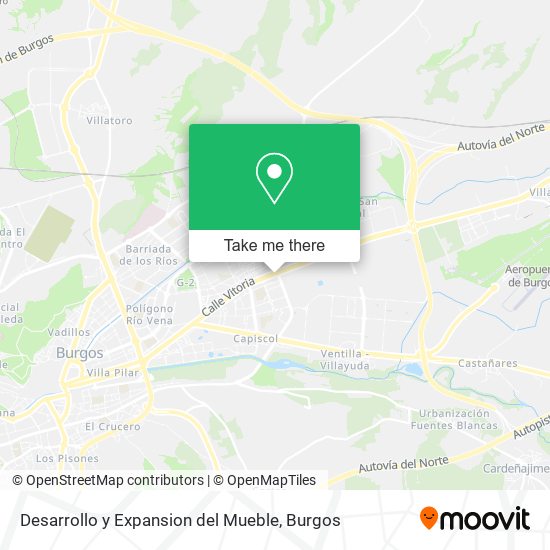 Desarrollo y Expansion del Mueble map