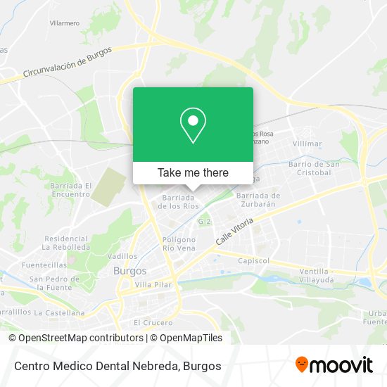 mapa Centro Medico Dental Nebreda