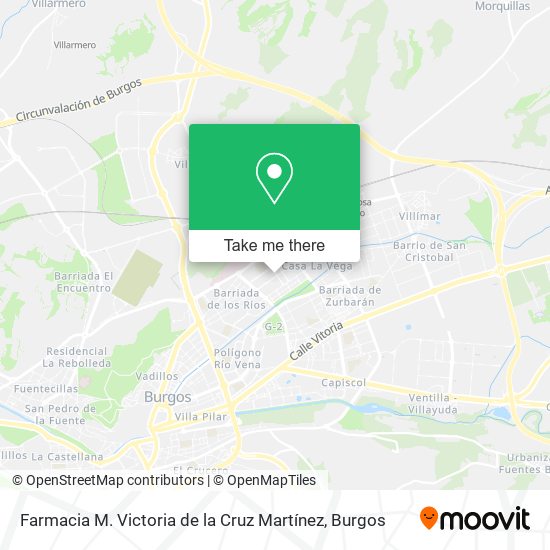 Farmacia M. Victoria de la Cruz Martínez map